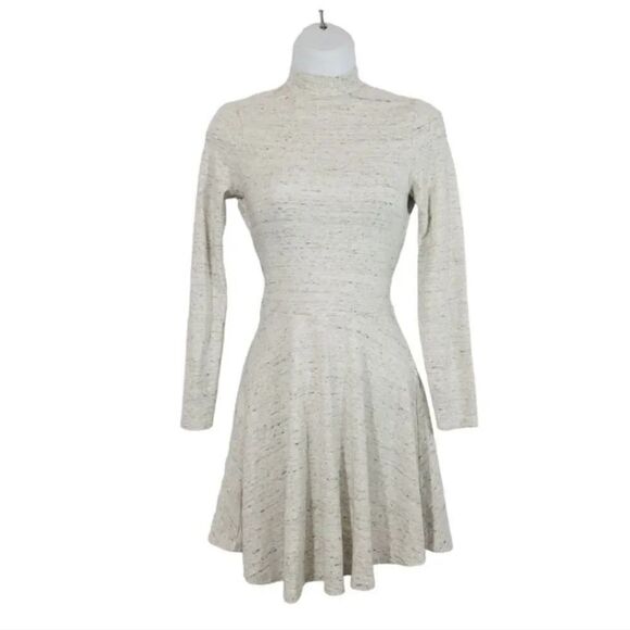 American Apparel Violette Skater Dress in Heathered Gray Size Small - Picture 3 of 12